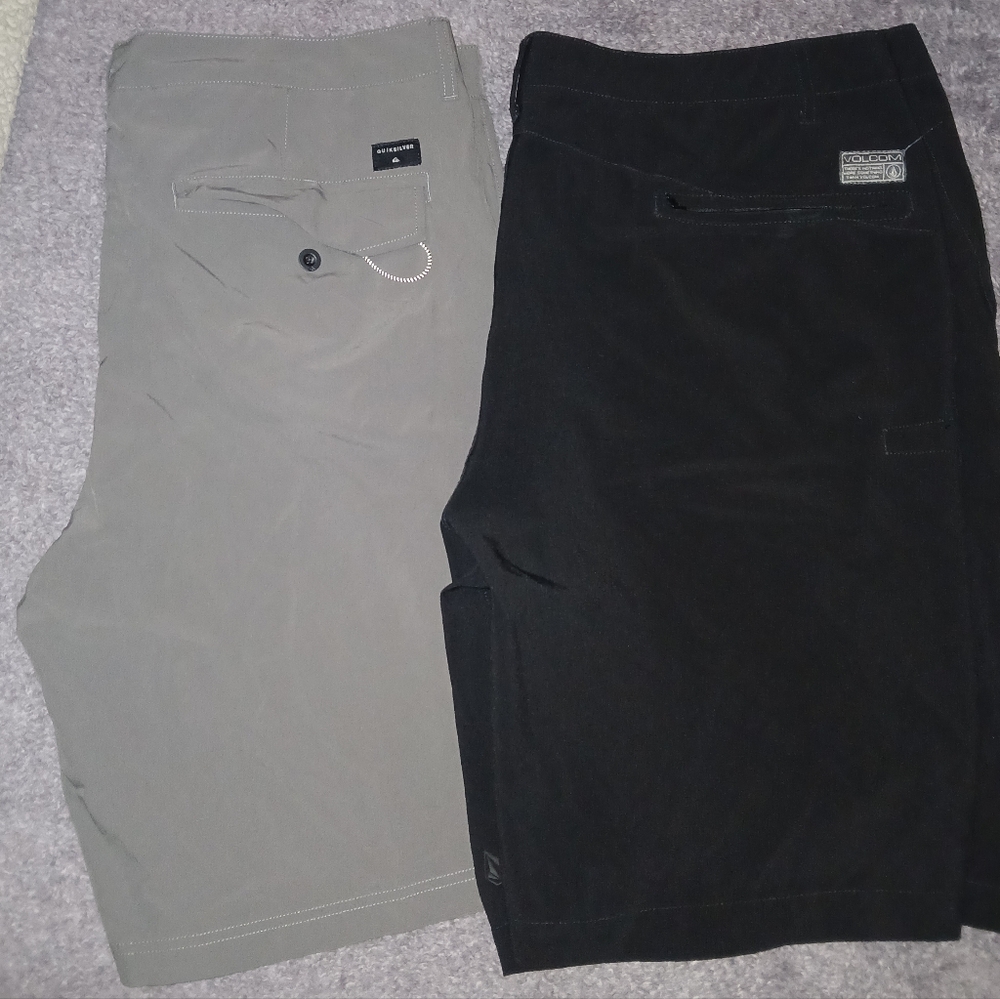 2 Pairs Of Volcom Shorts